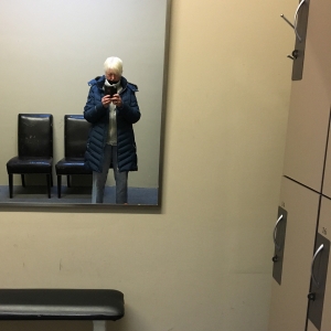 only one in the locker room